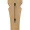 Ekena Millwork 6"W x 6 3/4"D x 12"H Large Nevio Wood Corbel, Red Oak CORW06X06X12NERO - alternate 3